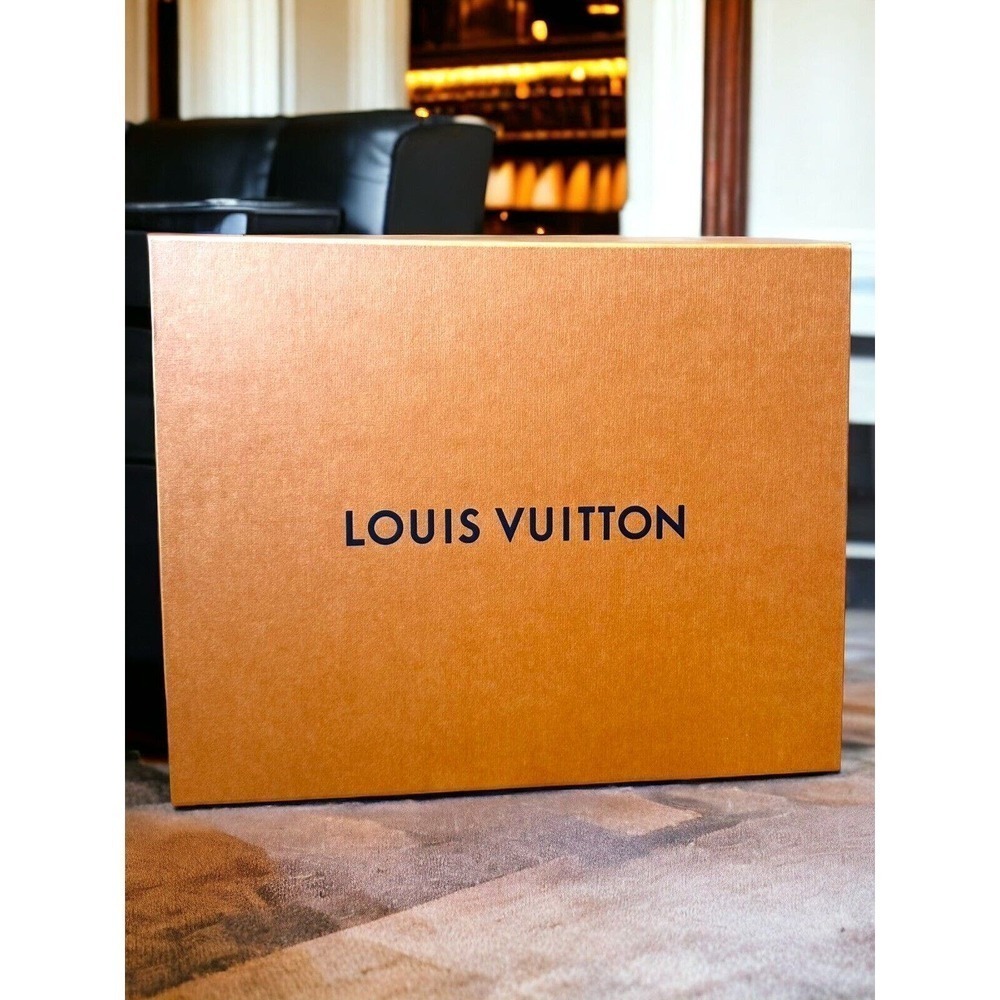 Louis Vuitton Box XXL Magnetic Closure Orange Gift Shoes Purse 16”x13”x 8”     